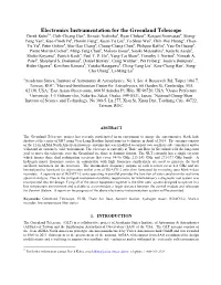 Electronics Instrumentation for the Greenland Telescope