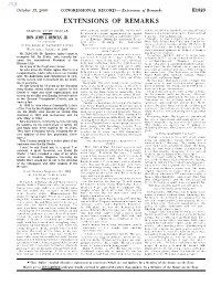 Extensions of Remarks E1823 EXTENSIONS of REMARKS
