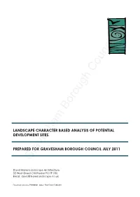 Landscape Character Based Analysis of Potential Development Sites