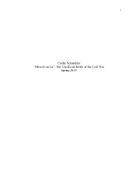 “Miracle on Ice”: the Unofficial Battle of the Cold War Spring 2014