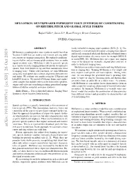 Arxiv:1910.11997V1 [Cs.SD] 26 Oct 2019 Ited Access to Such Data