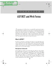 ASP.NET and Web Forms