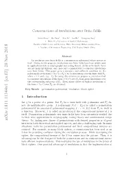 Constructions of Involutions Over Finite Fields