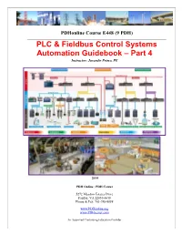 PLC & Fieldbus Control Systems Automation Guidebook – Part 4