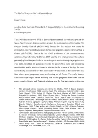 The Myth of Progress: 2001: a Space Odyssey Robert Poole Limiting Outer Space Ed. Alexander CT Geppert