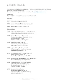 This Document Was Updated on September 4​Th​, 2020. It Should