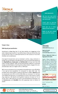 Today's View DNA-Based Personalization