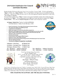 2019 Joint Fundraiser for Council and State Charities