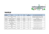 Promoted Sites List