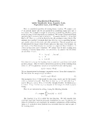 Regularized Regression Under Quadratic Loss, Logistic Loss, Sigmoidal Loss, and Hinge Loss