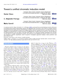 Toward a Unified Chromatic Induction Model