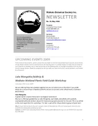 Waibotsoc Newsletter 29. May 2009.Pdf