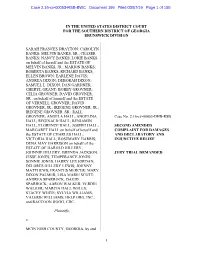 Case 2:16-Cv-00053-RSB-BWC Document 199 Filed 03/07/19 Page 1 of 100