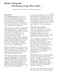 Chardonnay Grape Guide By