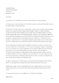Foreign Interference Through Social Media Submission 5