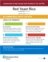 Red Yeast Rice COMMON NAME: Red Yeast Rice