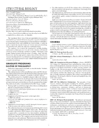 STRUCTURAL BIOLOGY Dent Investigation and Expressing a Contribution to Knowledge in the Field of Structural Biology