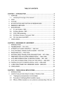 Table of Contents Chapter 1