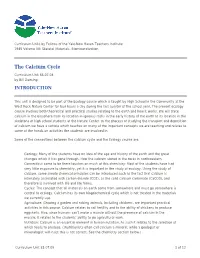 The Calcium Cycle