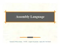 Assembly Language