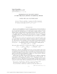 Emergence of the Witt Group in the Cellular Lattice of Rational Spaces