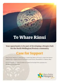 Te Whare Rānui – Case for Support