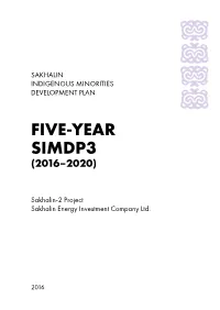 Five-Year Simdp3 (2016–2020)