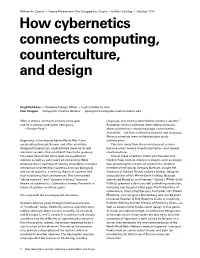 How Cybernetics Connects Computing, Counterculture, and Design
