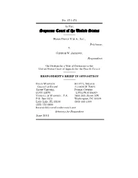 Brief in Opposition