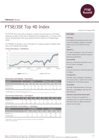 FTSE/JSE Top 40 Index