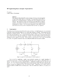 RF Engineering Basic Concepts: S-Parameters