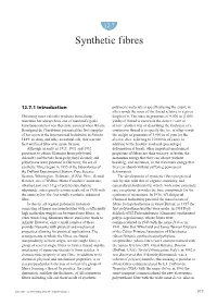 Synthetic Fibres