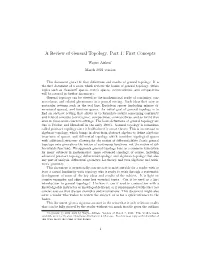 General Topology. Part 1: First Concepts