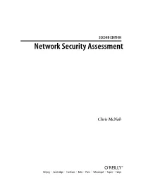 O'reilly Network Security Assessment