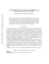Arxiv:2106.13399V2 [Math.NT] 28 Jun 2021