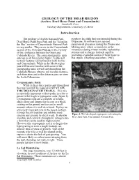 GEOLOGY of the MOAB REGION Introduction