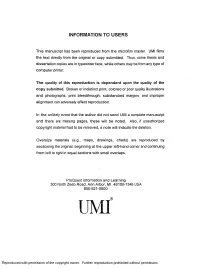 Information to Users
