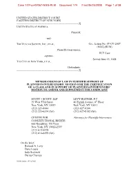 Plaintiff's Reply