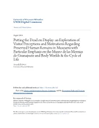 Putting the Dead on Display: an Exploration of Visitor Perceptions