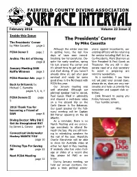 Surface Interval Februay 2016