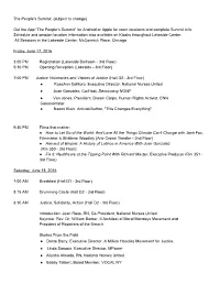 The People's Summitаа(Subject to Change) Get the Appа“The People's Summit”Аfor Android Or Apple for R