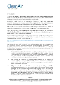 (CAL) Calls for Caroline Spelman MP to Be Held