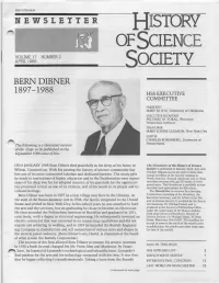 History of Science Society Following Individuals