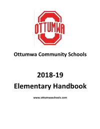 2018-19 Elementary Handbook