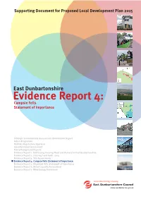 Campsie Fells Statement of Importance