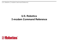 I-Modem Command Reference