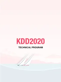 KDD 20 Program