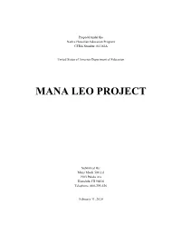 Mana Leo Project