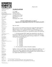 May 4, 2012 VIA REGULAR MAIL A.T. Smith Deputy Director U.S. Secret