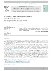 On the Impact of Emotions on Author Profiling